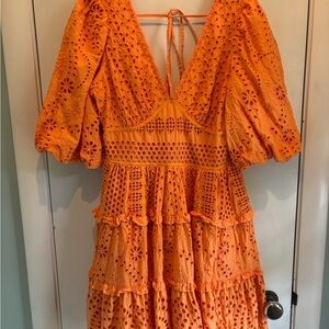 Cynthia Rowley Eyelet Mini Dress